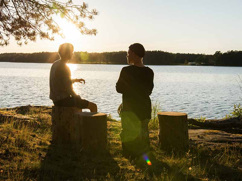 Jeg-støttende samtale